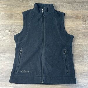 Columbia Women’s Black Fleece Vest, size Medium
